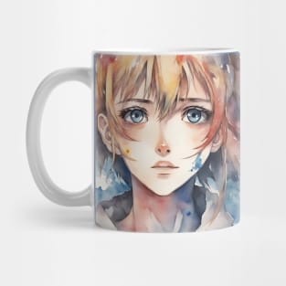 Anime girl with big eyes Mug